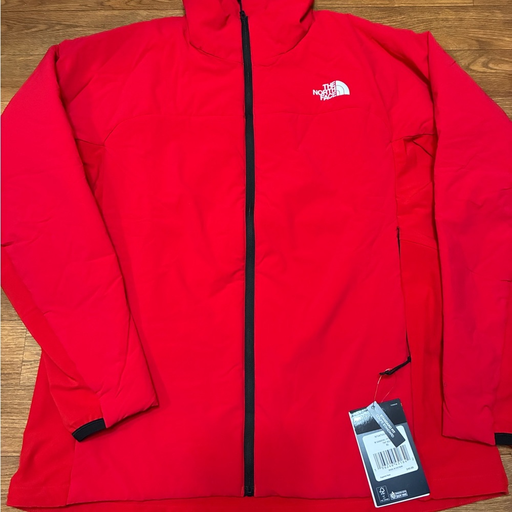 Women’s The North Face TNF Red Hybrid Jacket Size Extra Large NWT